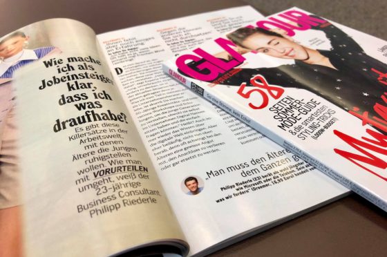 Philipp Riederle in der GLAMOUR